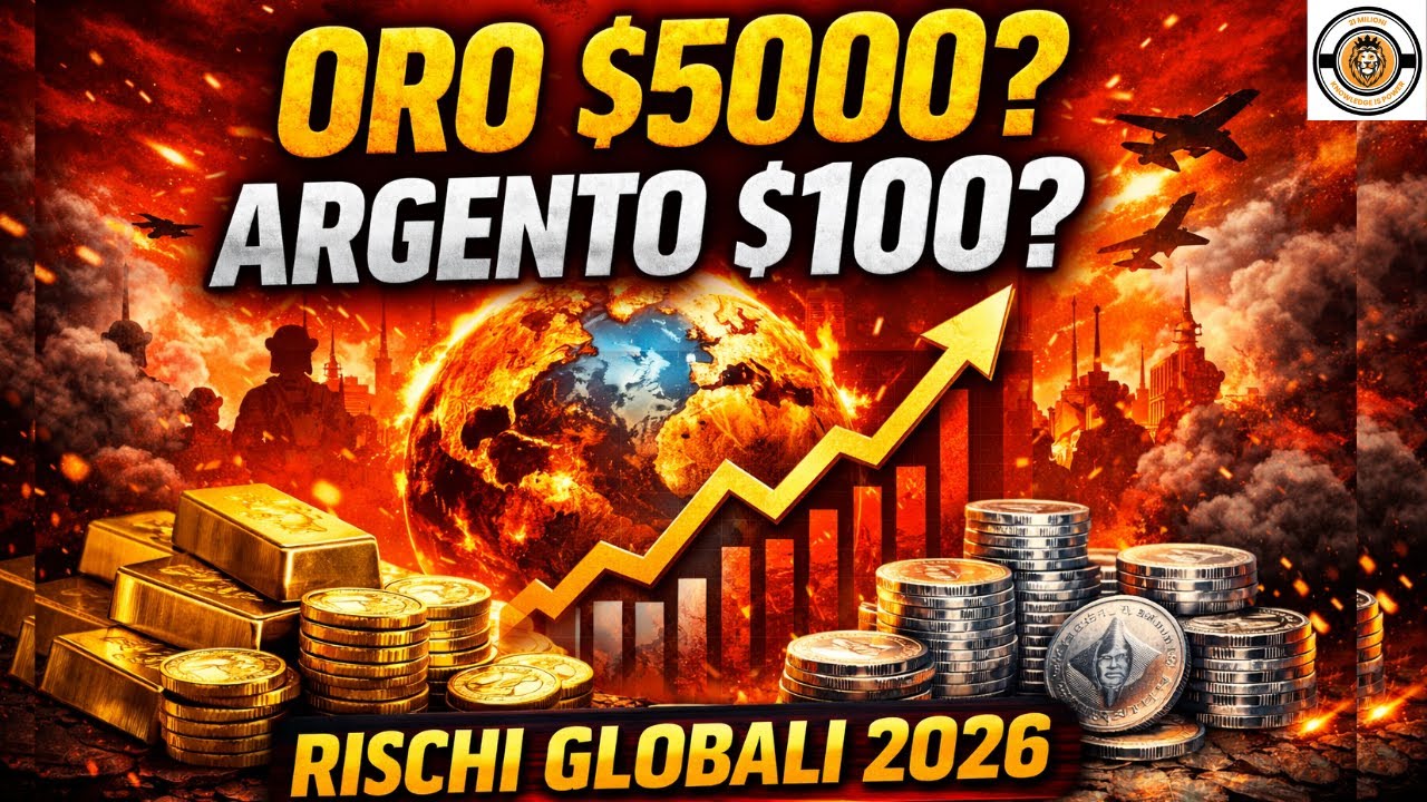 Oro a $5.000 e Argento oltre i $100: la VERITÀ sui rischi geopolitici.