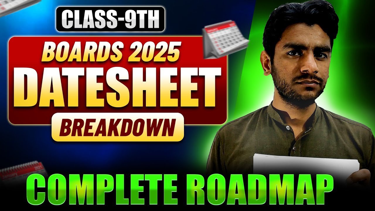 9th Datesheet Board Exam 2025 🤯 | Now Next Strategy?🤔| Faizan Tanveer