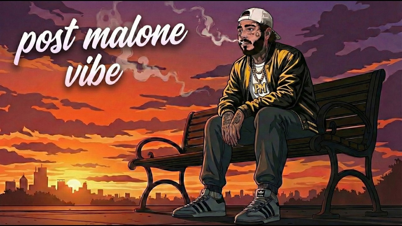 Post Malone Made a Set for Smoking Alone at Night | New Post Malone Set