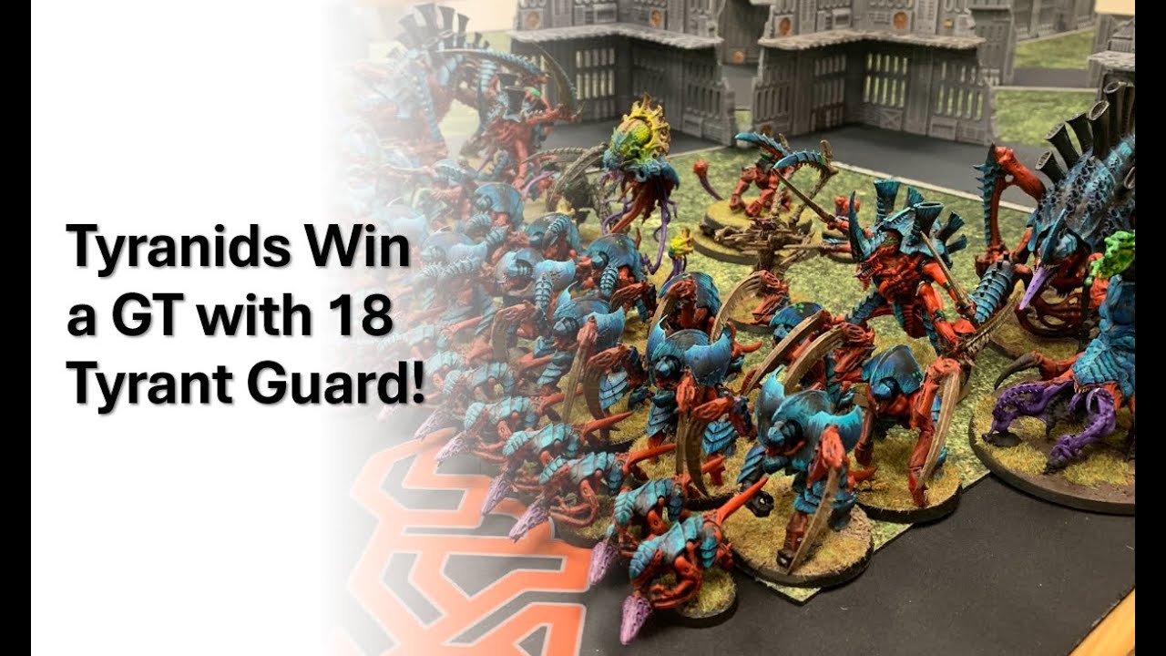 Tyranids win Bar Fight GT with 18 Tyrant Guard!