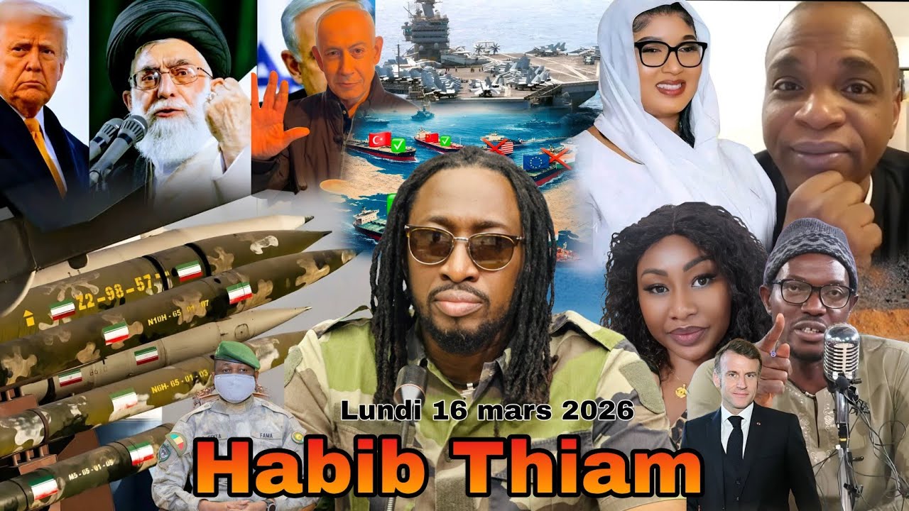 16 mars 2026 Réponse de Habib Thiam à Bathouly Niang concernant Iba Bocoup, CDR  - Transition, Iran?