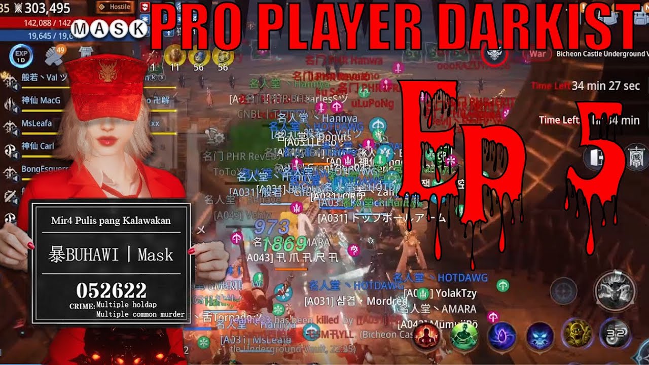 Mir4 Darkist Gameplay EP 5 l HEIST COUNTER ATTACK ON 22