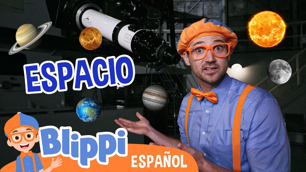 Blippi aprende sobre el espacio 🌙🪐| Blippi Español | Videos educativos para niños