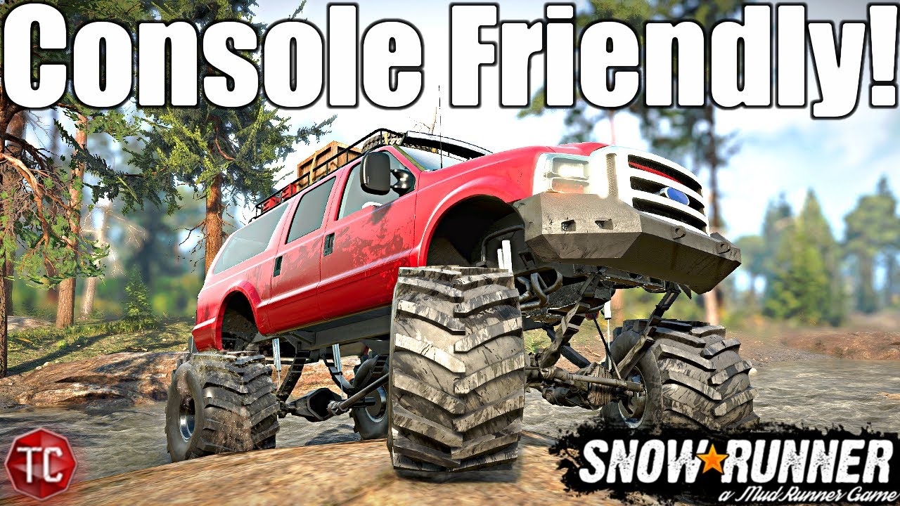 SnowRunner: NEW Console Friendly Ford Excursion 7.3 Powerstroke!