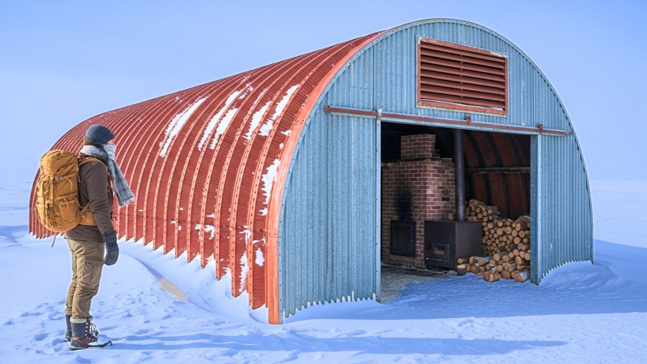 Nowhere Left to Turn, I Built a $7 Quonset With a Black Stove — Blizzard Tested It