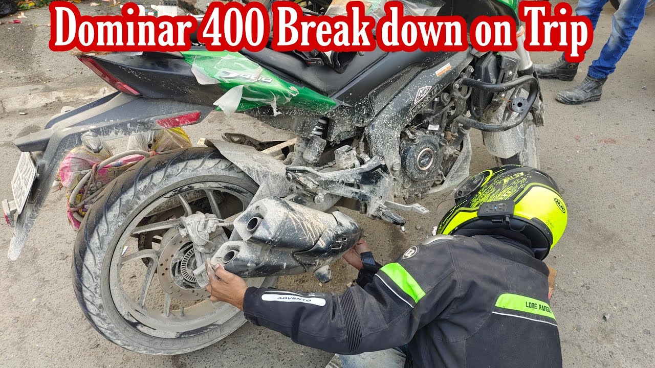 Dominar Exhaust Break down on Ride || Gangtok to kolkata 670km nonstop ride || Creativities