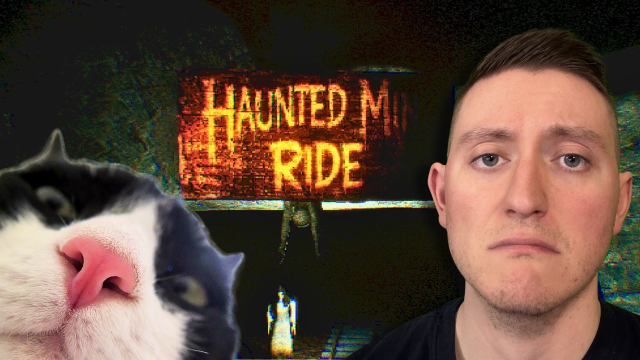 I'm Trapped On A Haunted Ride WITH A CAT?!?