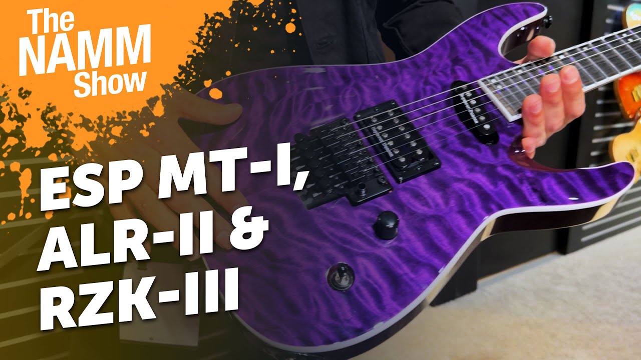 ESP LTD MT-I, RZK-III & ALR-II | Sound Demo | NAMM 2025