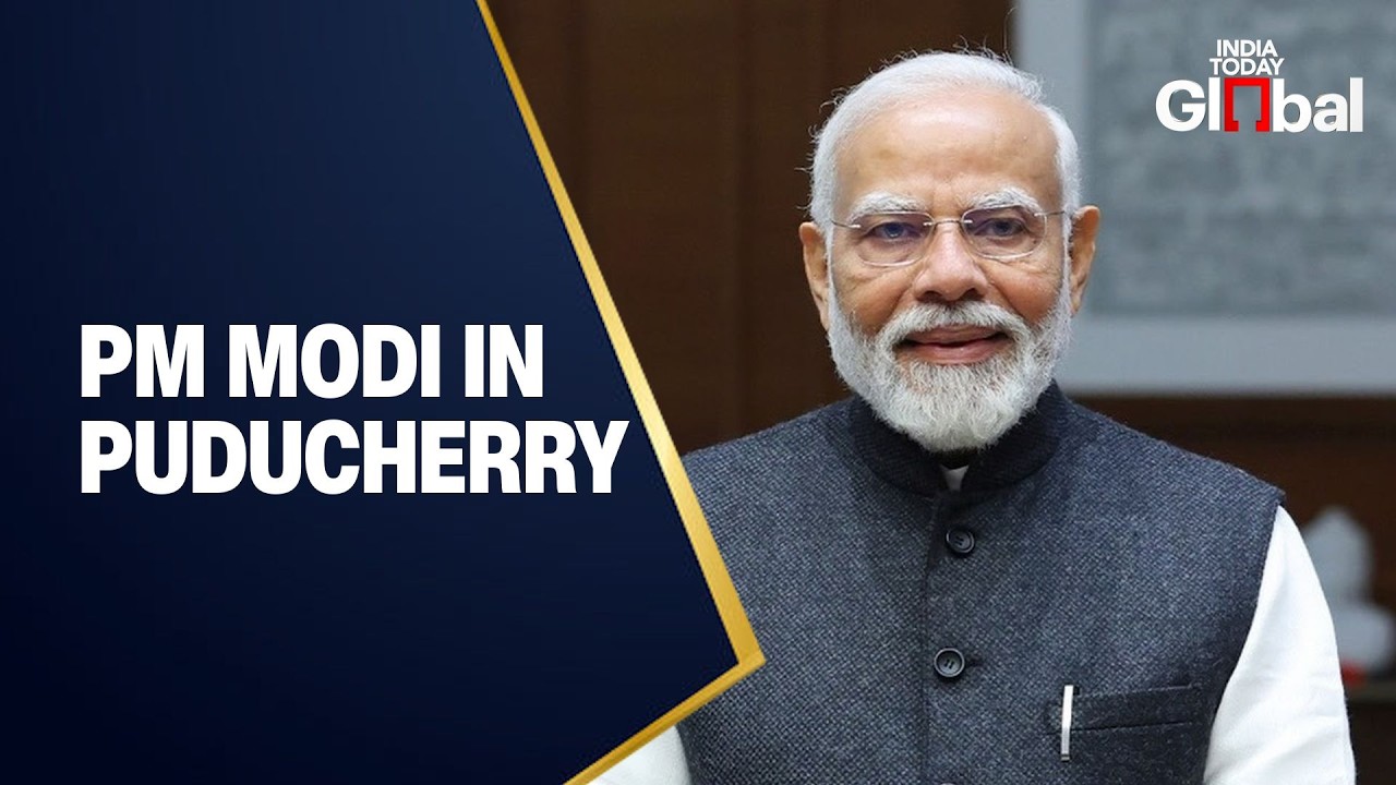 Live: PM Modi Inaugurates Development Projects in Puducherry