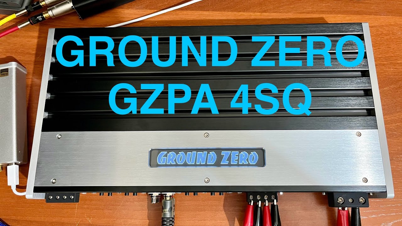Замер усилителя  Ground Zero GZPA 4SQ