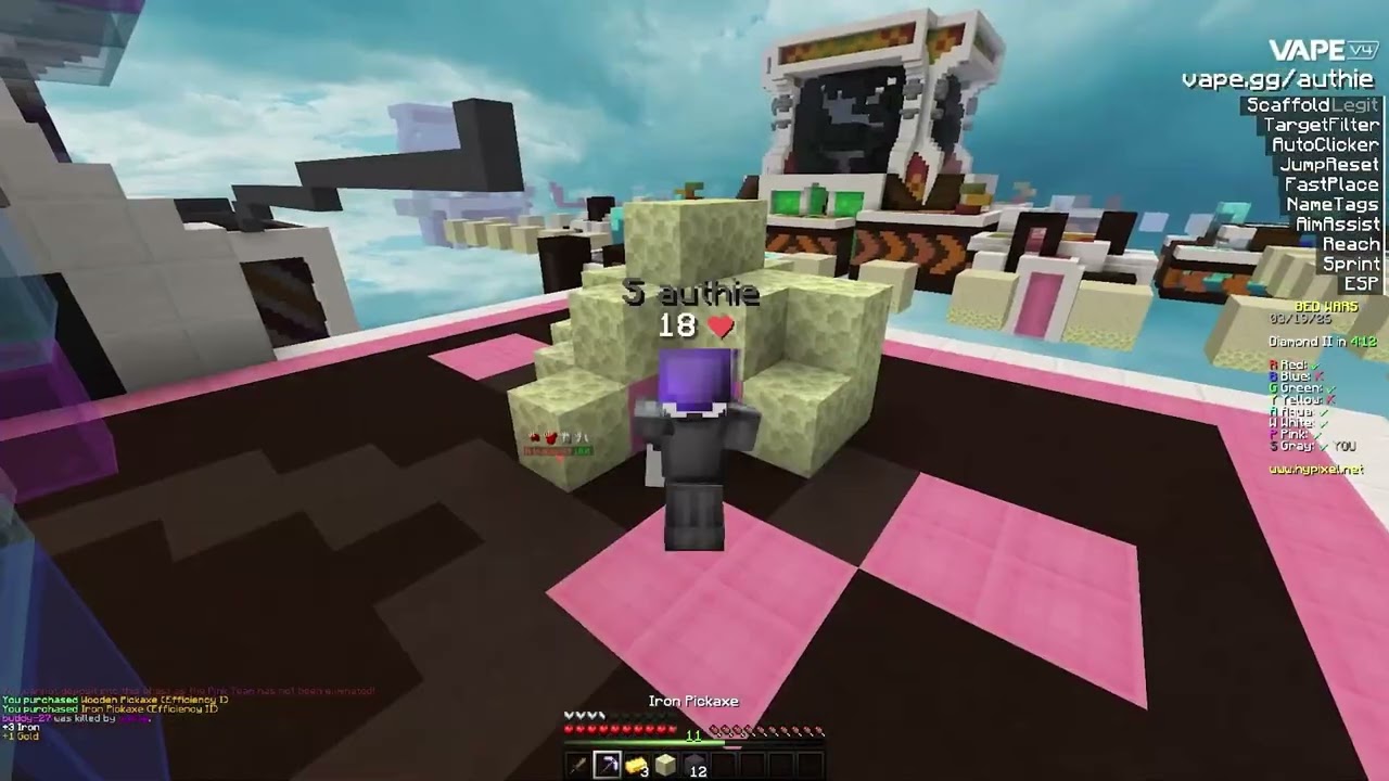 VAPE V4 4.19 MINECRAFT CLIENT 1.21-1.21.11 CRACKED FREE