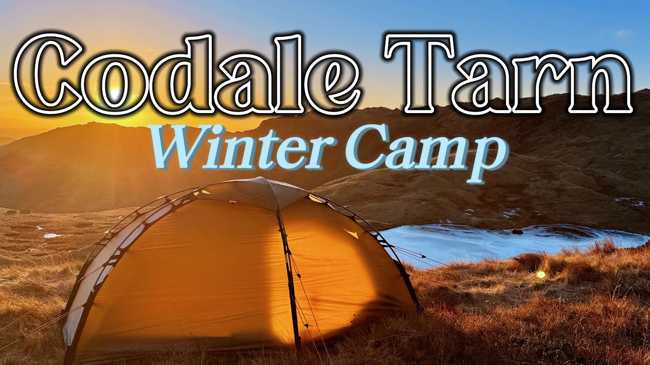 Codale Tarn Winter Wild Camp WIND 💨 ICE ❄️ SUN 🌞 in the Hilleberg Soulo 