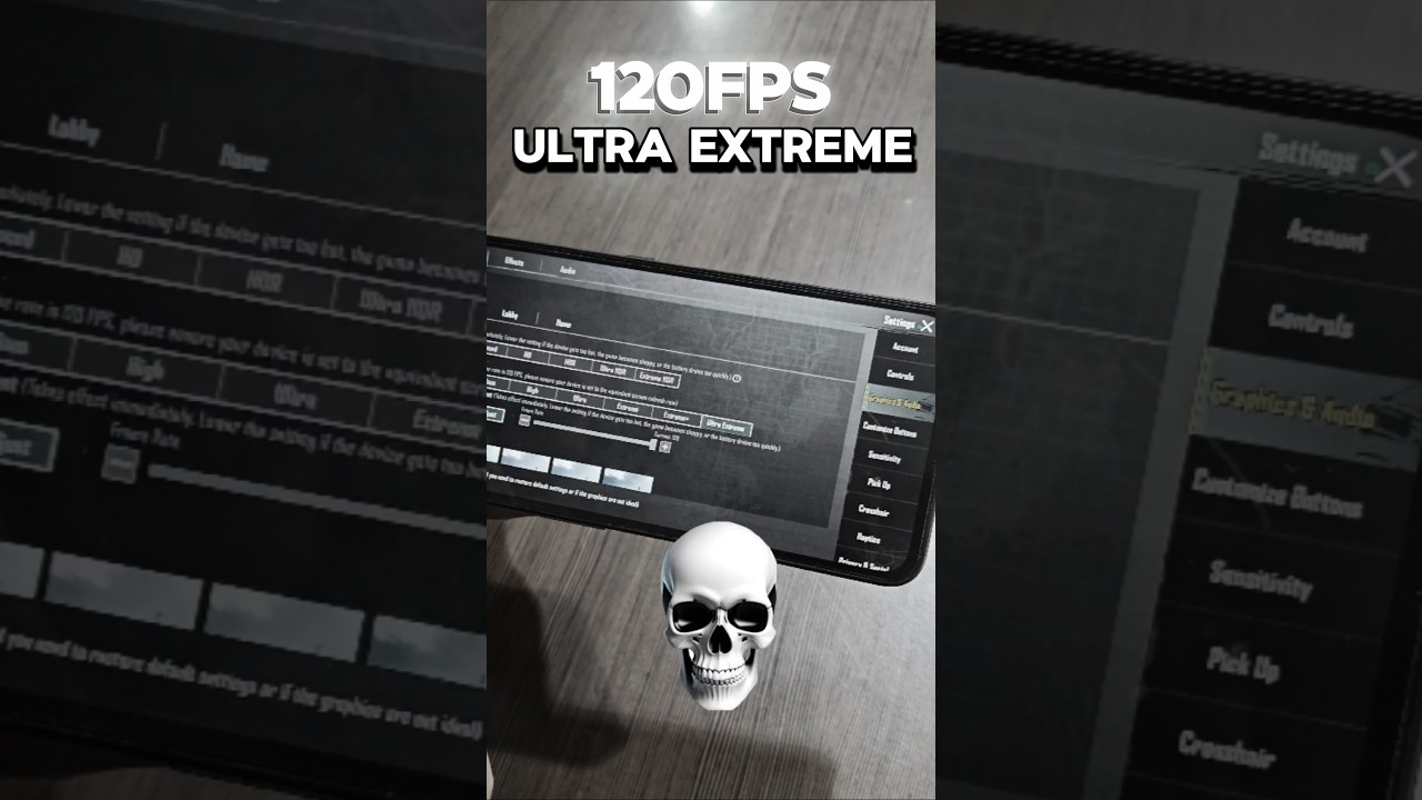 120fps ultra extreme in next update coming #shorts #120fps #bgmitest #pubgtest