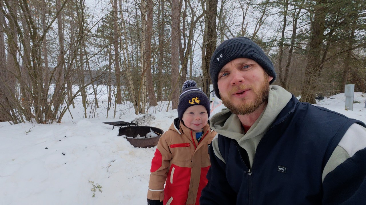 Winter Camping with 2 yr old in a Hot Tent