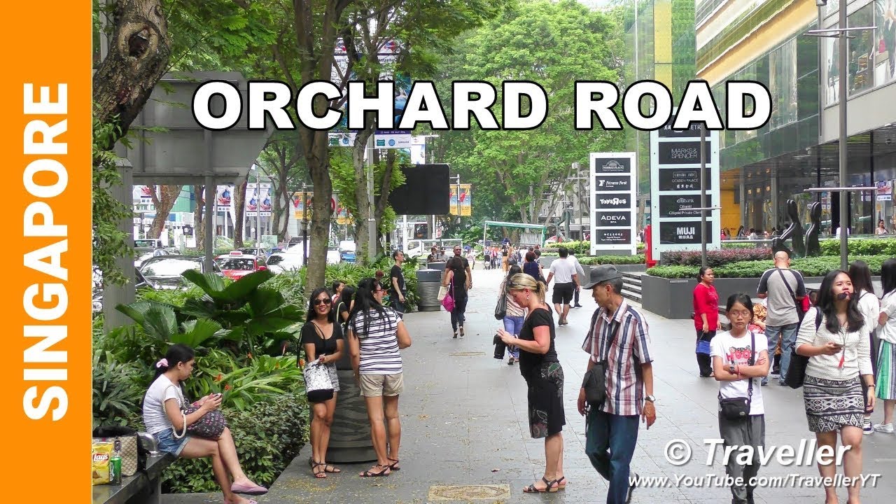 ORCHARD ROAD Singapore - самая известная торговая улица Сингапура