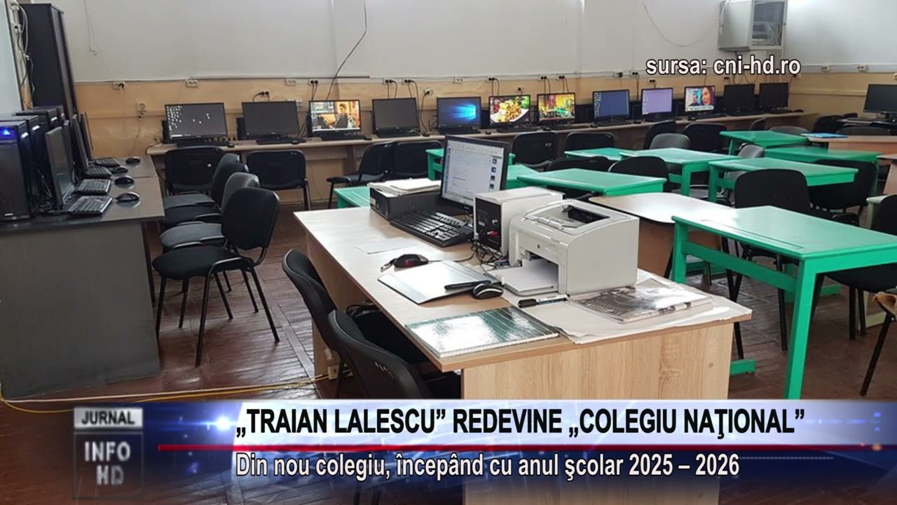 &bdquo;TRAIAN LALESCU&rdquo; REDEVINE &bdquo;COLEGIU NAŢIONAL&rdquo;