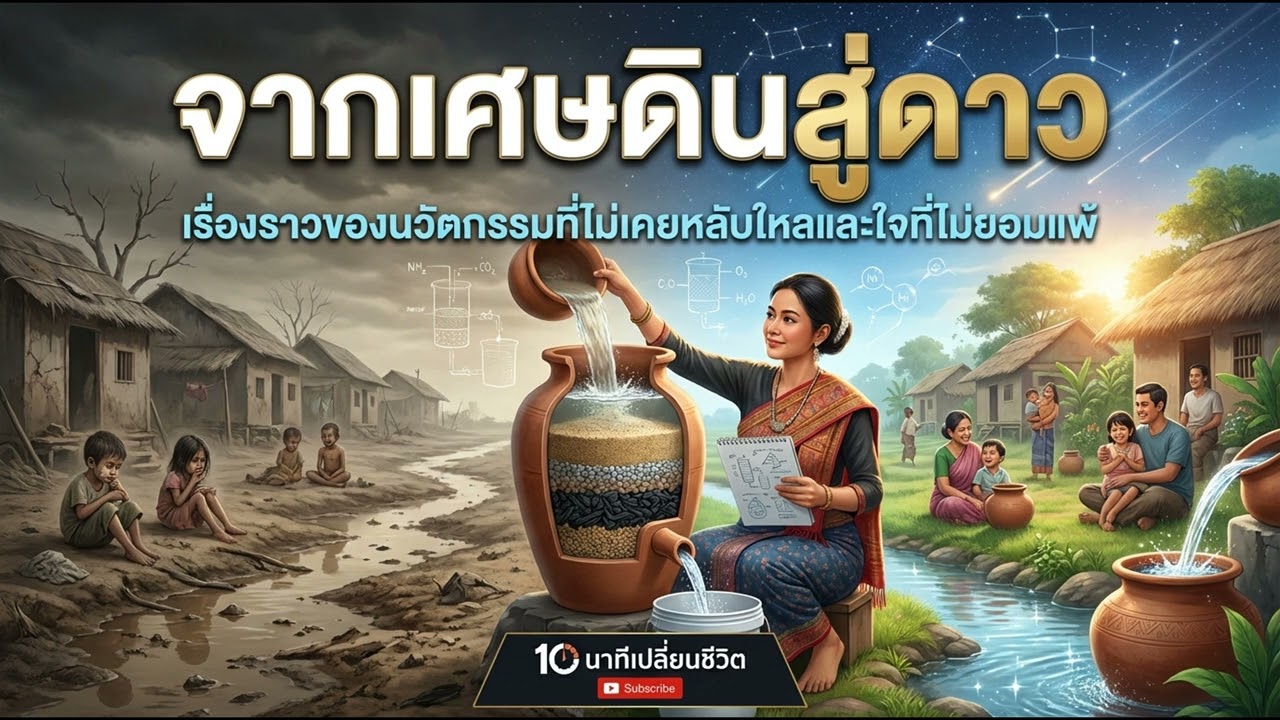 🌍✨ จากเศษดินสู่ดาว | เรื่องราวของนวัตกรรมที่ไม่เคยหลับใหลและใจที่ไม่ยอมแพ้ | 10 นาทีเปลี่ยนชีวิต