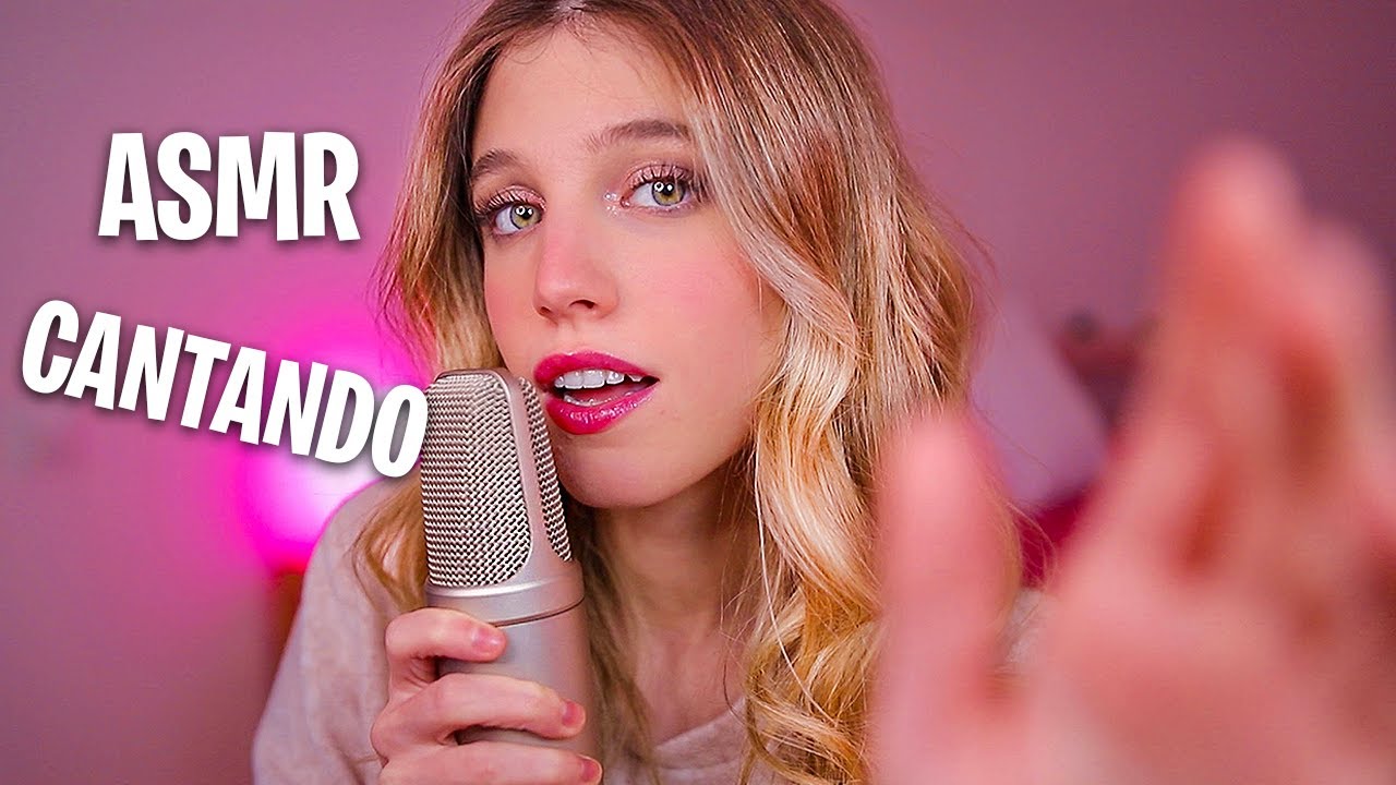 ASMR TE CANTO BAJITO HASTA QUE TE DUERMAS + TAPPING 💆🏼‍♀️ CANTANDO CON SUSURROS 🎙 #3