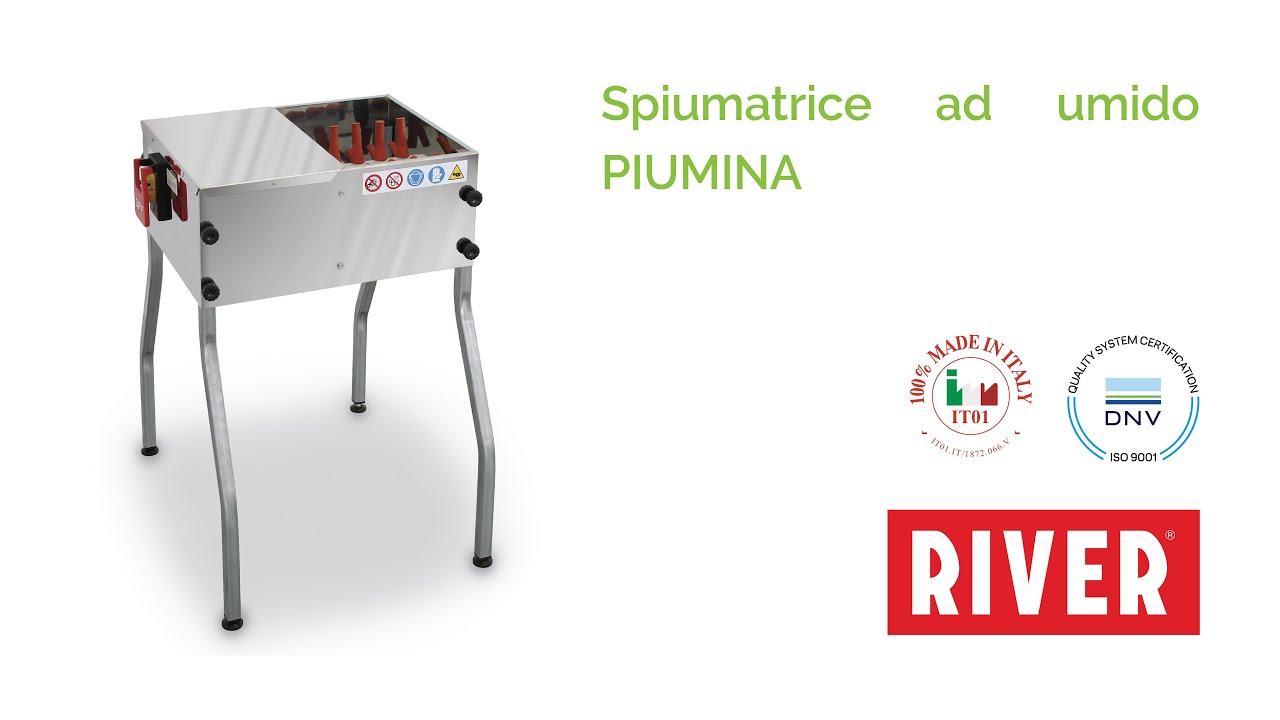 Spiumatrice ad umido PIUMINA