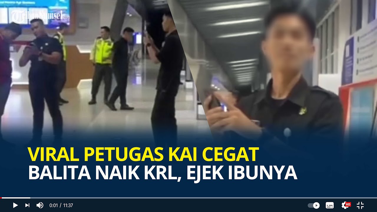 Viral Petugas KAI Cegat Balita Naik KRL di Stasiun Medan, Ejek Ibunya: Selamat Naik Angkot!