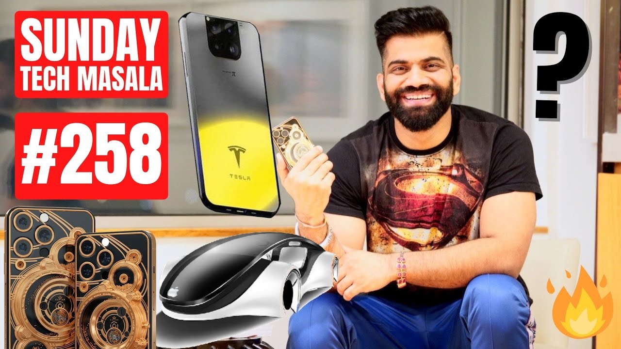 #258 Sunday Tech Masala - Gold iPhone, Tesla Phone, Apple Car, Mi Problem...#BoloGuruji🔥🔥🔥