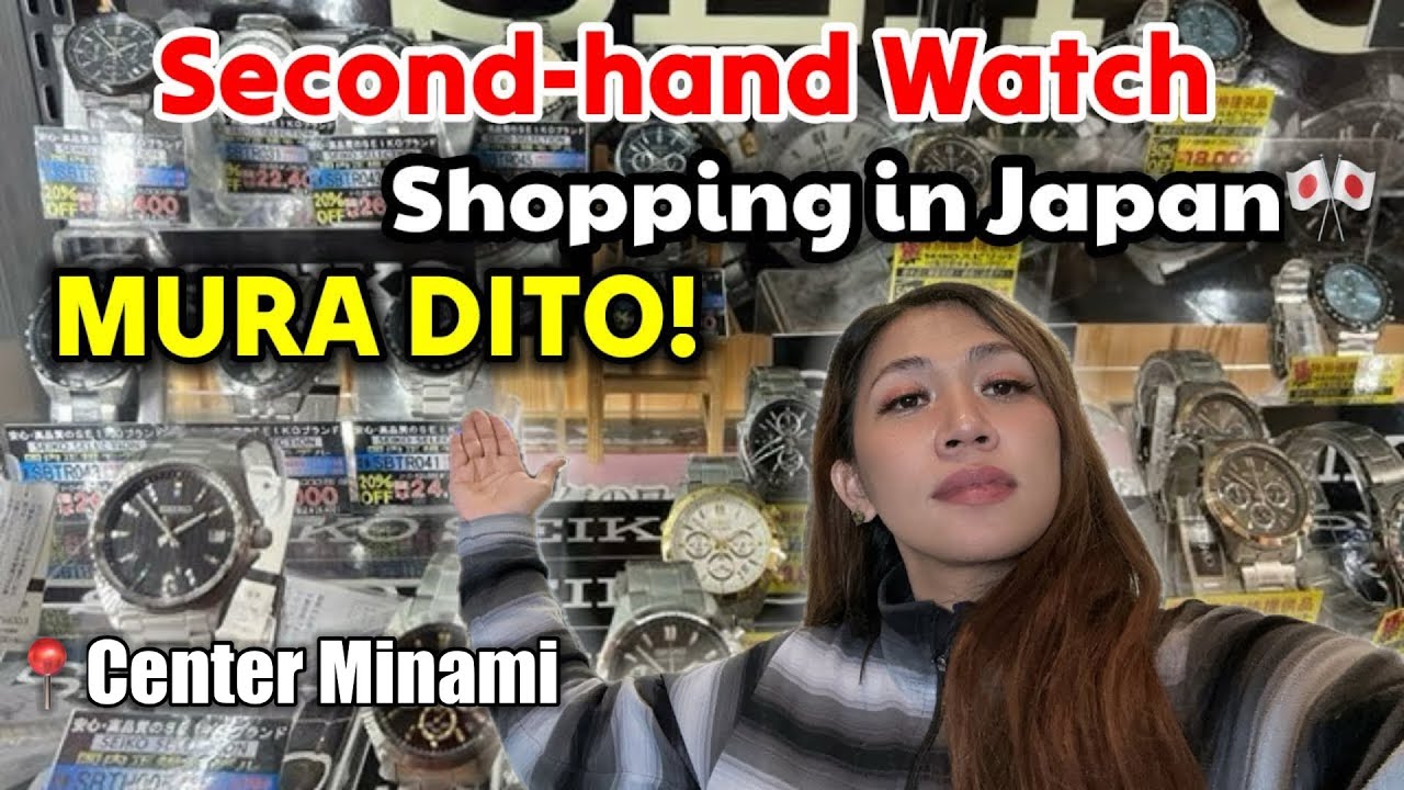 WOW! NEW SECOND HAND STORE IN JAPAN! | ORIGINAL ROLEX, TAG-HEUER, SEIKO, CITIZEN AND OCEANUS 