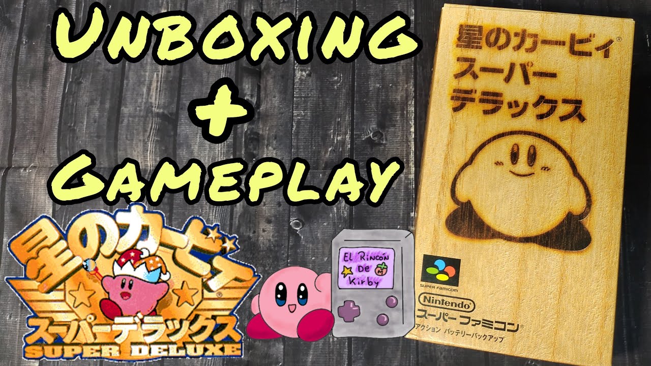 Kirby: Super Deluxe - unboxing y gameplay (Kirby Super Star)