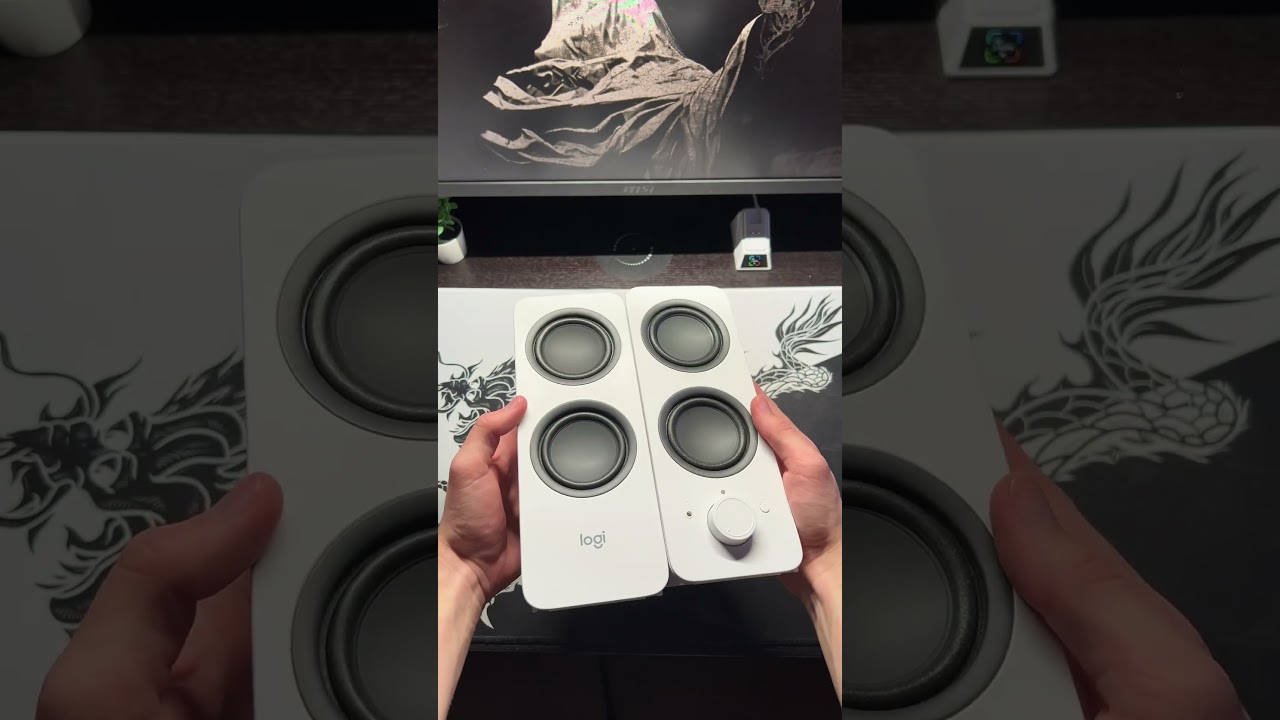 These new Logitech speakers look insane😍 (not sponsored) #officialzat #logitech #speakers #gaming