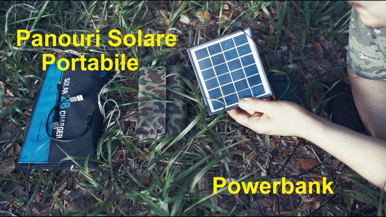 Review Panouri Solare Portabile si Powerbank-uri in Natura