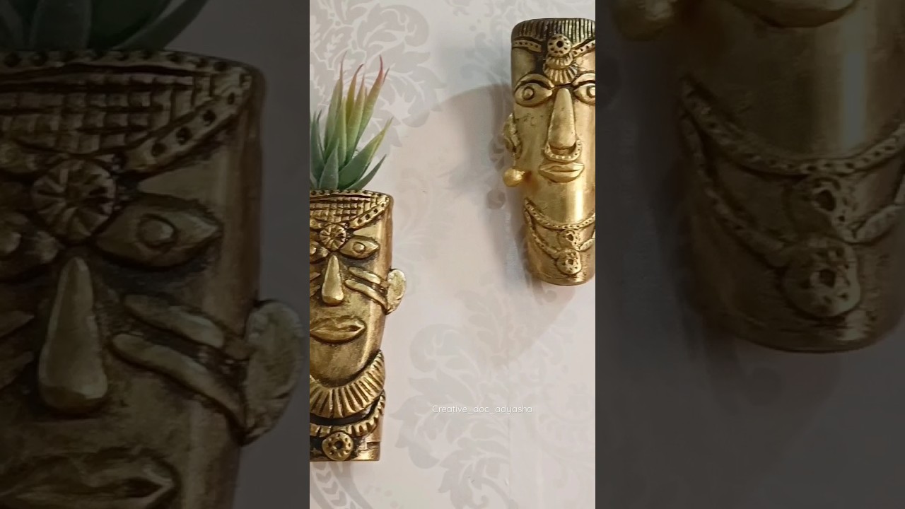 DIY TRIBAL MASK FROM WASTE SHAMPOO BOTTLES