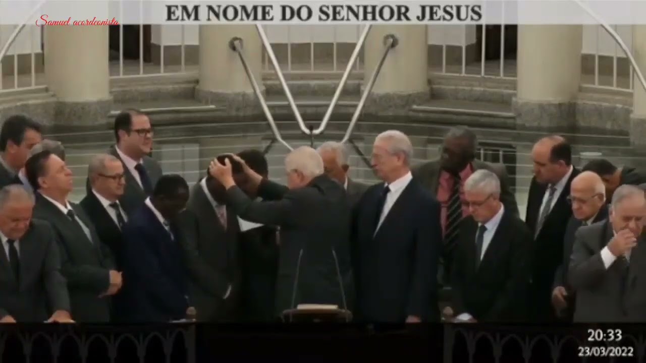 Ordenação de irmãos da África, para o ministério de Ancião, realizado no Brás 23/03/2022