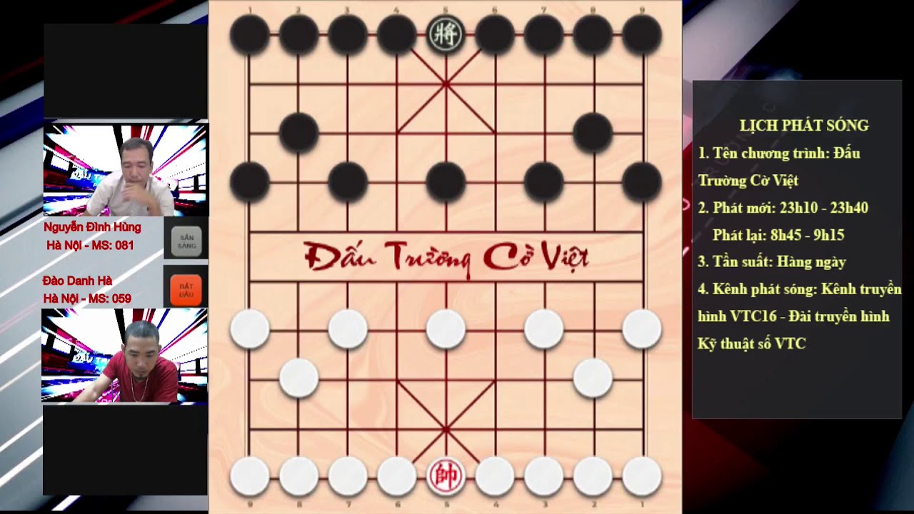 ĐẤU TRƯỜNG CỜ VIỆT. CỜ TƯỚNG ÚP 2018  Nguyễn ĐÌnh Hùng vs Đào Danh Hà