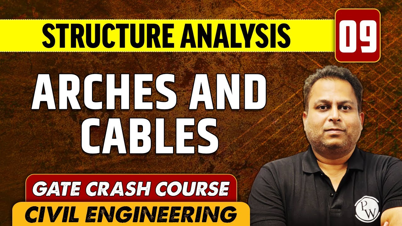 Structure Analysis 09 | Arches And Cables | CE | GATE Crash Course