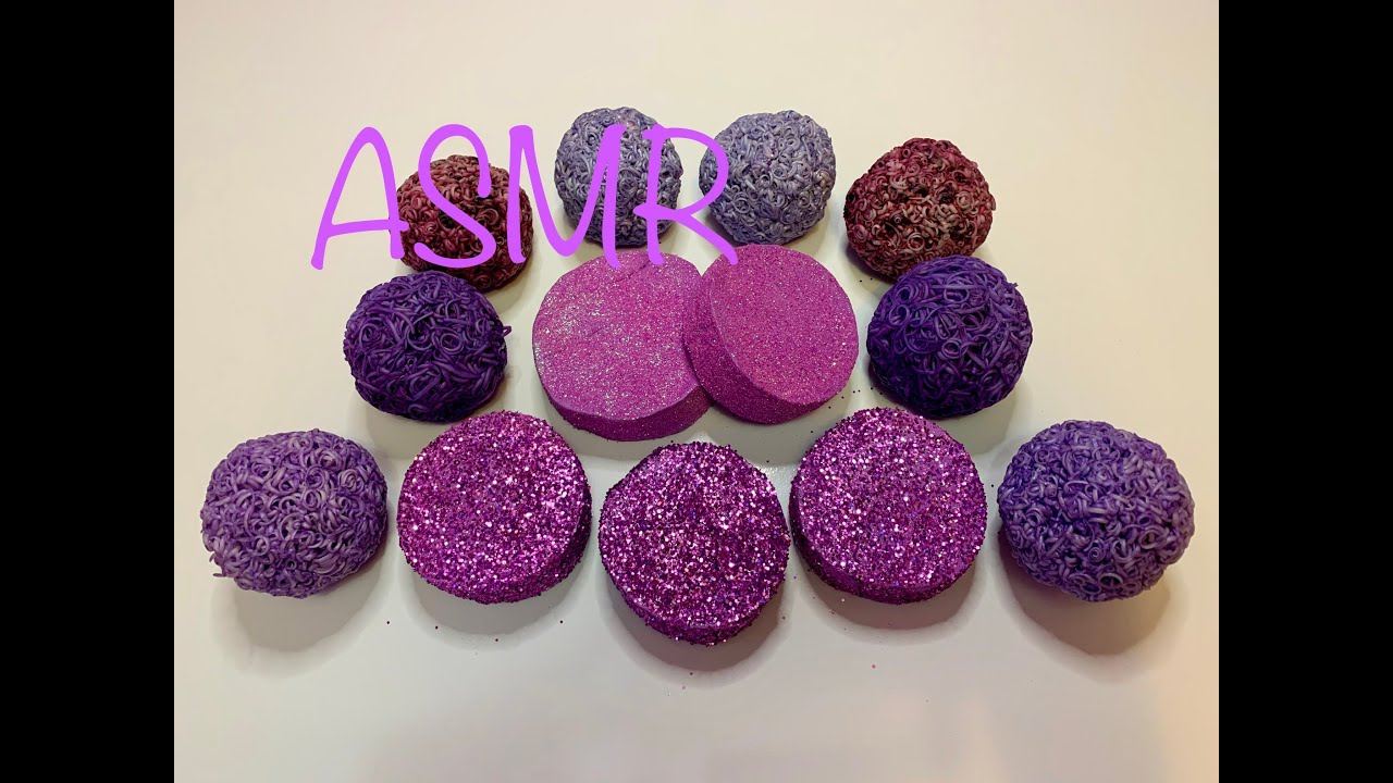 | ASMR | 💜 Purple Theme 💜 Starch boxes and soap balls! No Talking ‼️