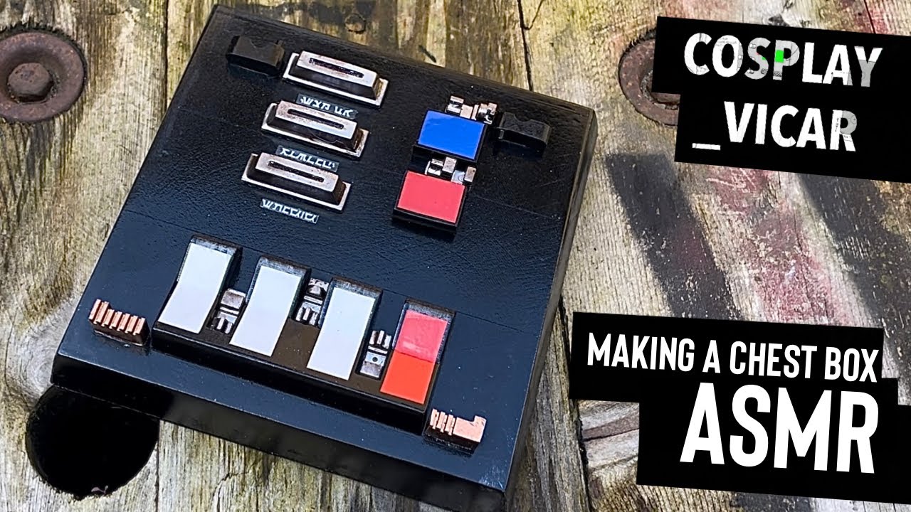 Making Darth Vader ESB Chest Box  - ASMR
