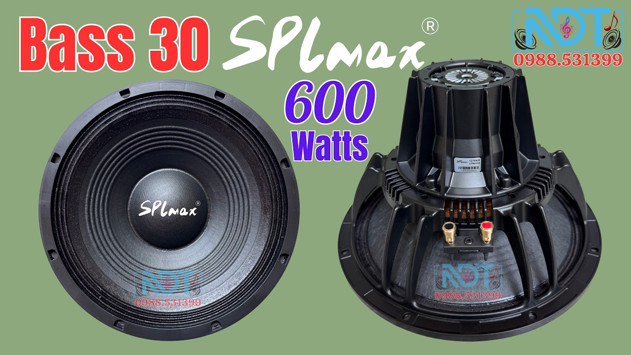Loa Bass 30 Từ Neo SPLmax 1276N C&ocirc;ng Suất 600W