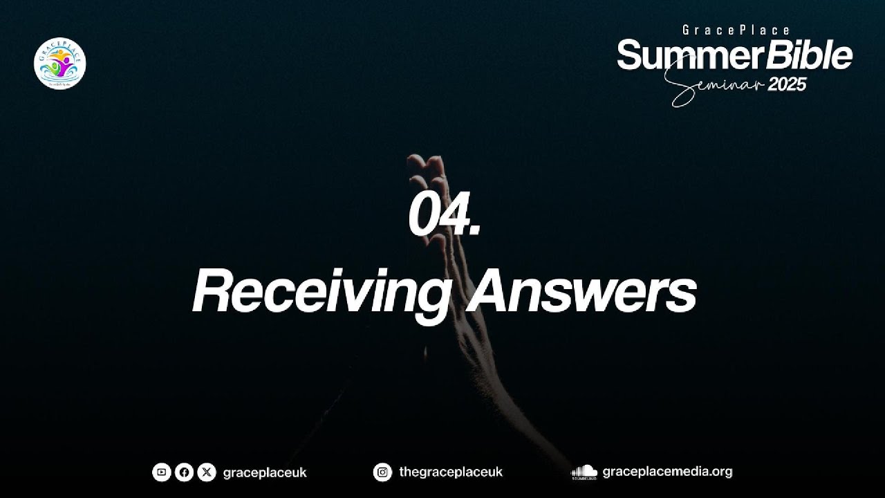 Receiving Answers | 5th July 2025 | S. Sekou Abodunrin