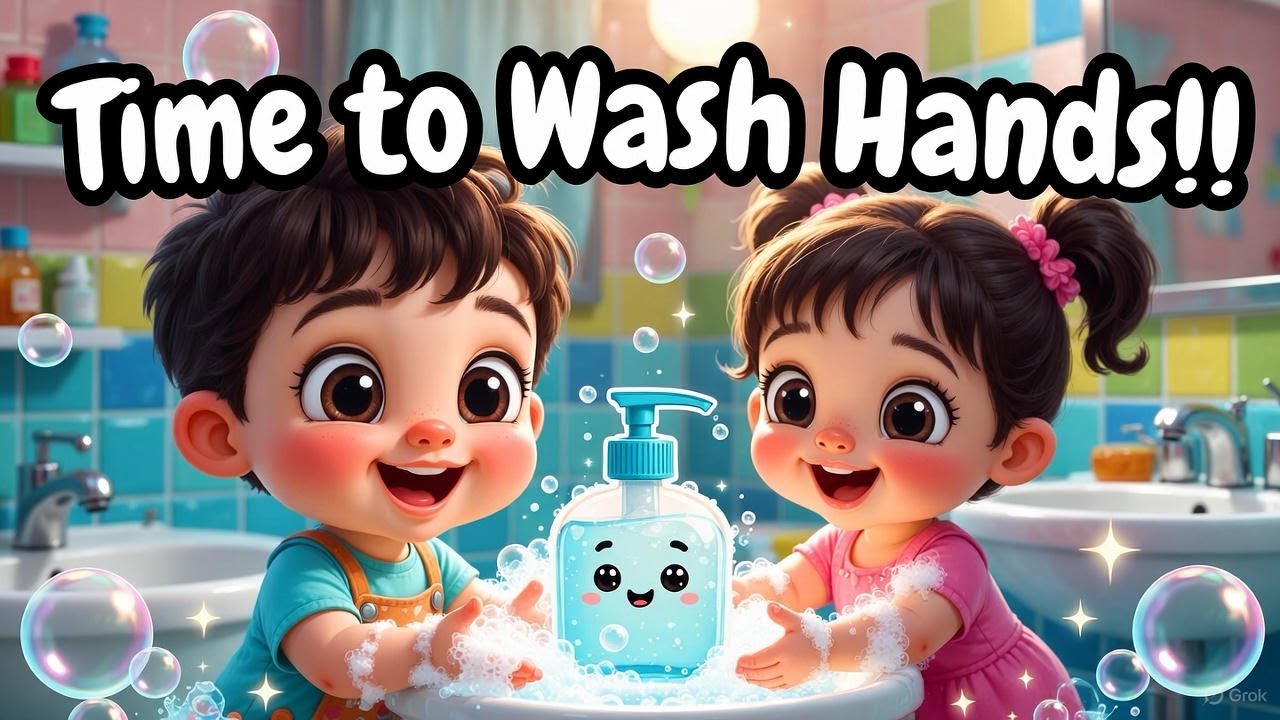 Time to Wash Our Hands — Kids’ Song | Super Fun Handwashing Song for Kids