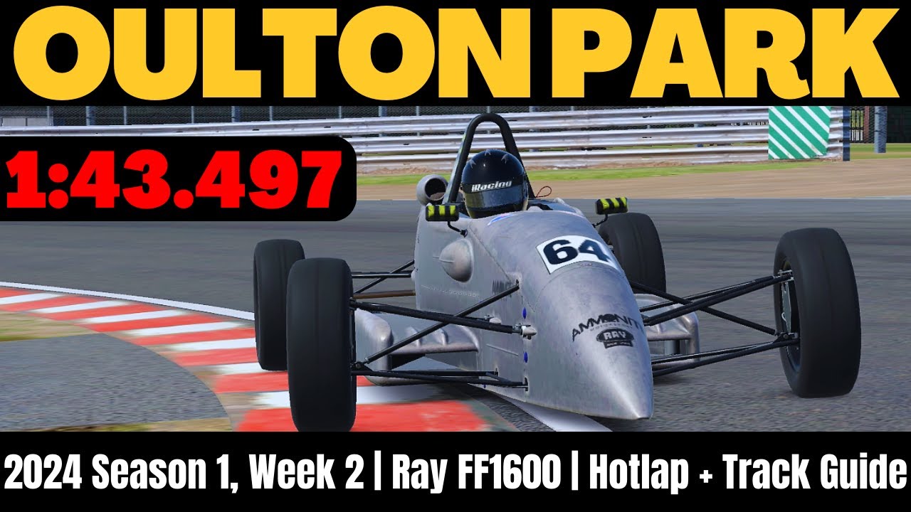 iRacing | Oulton Park Circuit - International | Hotlap + Track Guide - Formula 1600 (Ray FF1600)