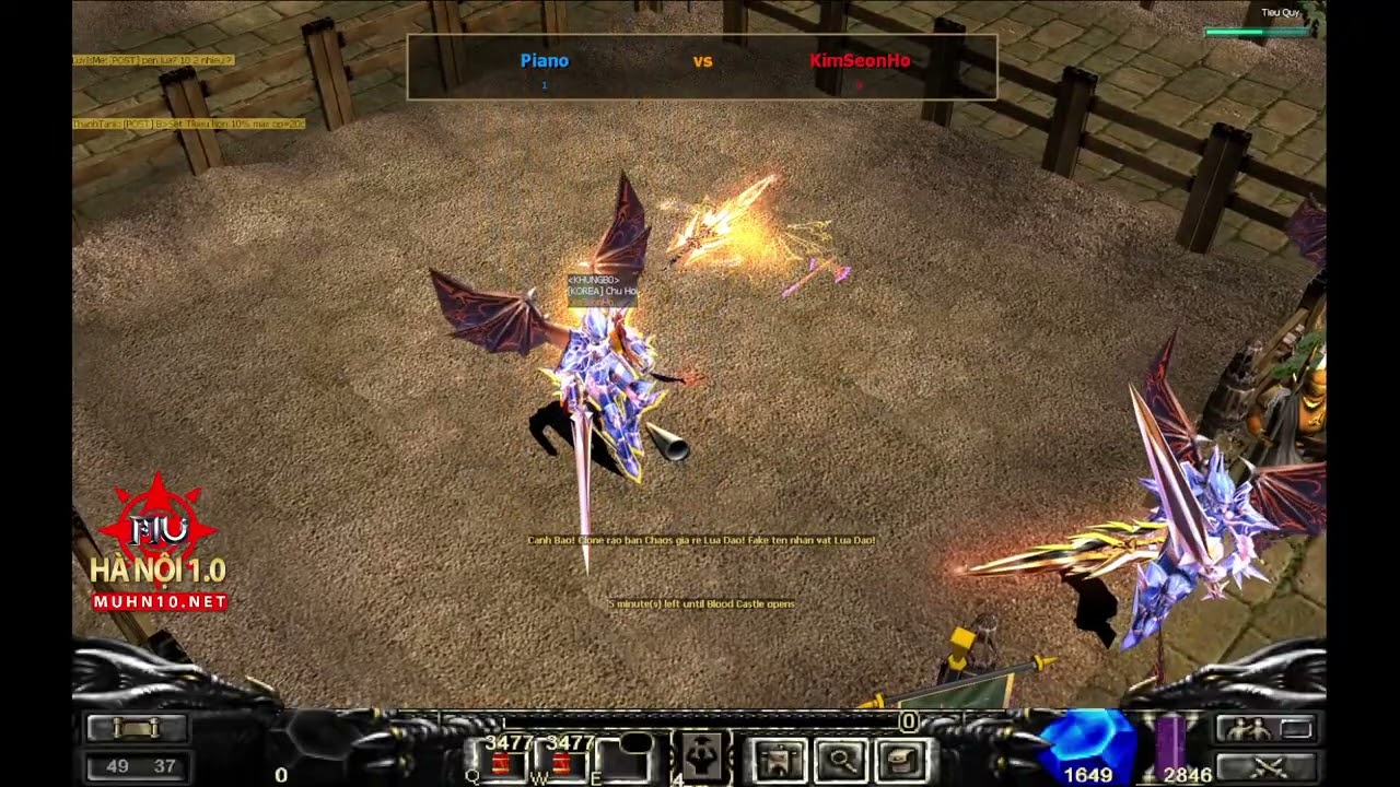 ⚔️ MU HÀ NỘI 1.0 - Giao đấu cùng Cao Thủ sever - Đập cây Robo +13 để đeo cặp