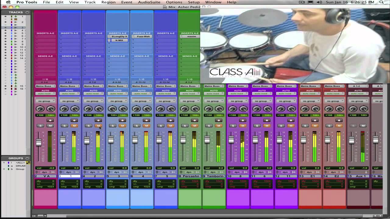 אשר פדי, אבי יפרח, דודי תמיר-הרצאה\הדגמה באולפן ProTools9 HD3