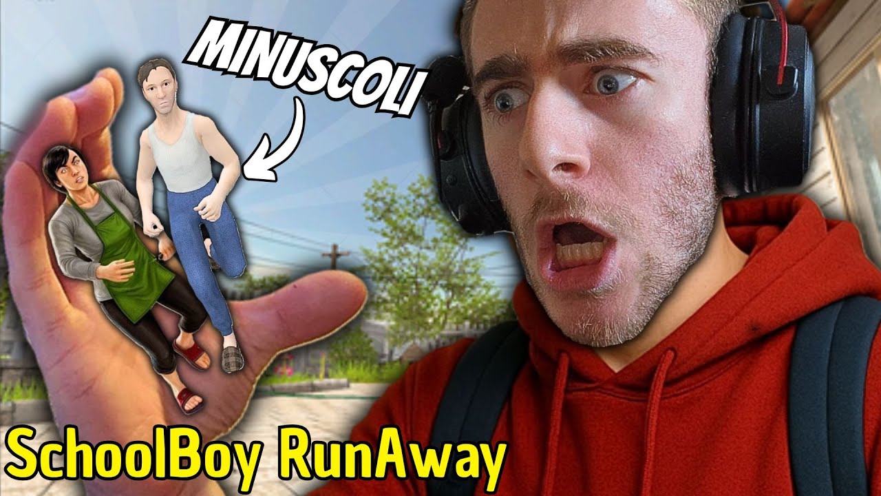 HO RIMPICCIOLITO I MIEI GENITORI !!! | SCHOOLBOY RUNAWAY GAMEPLAY ITA |