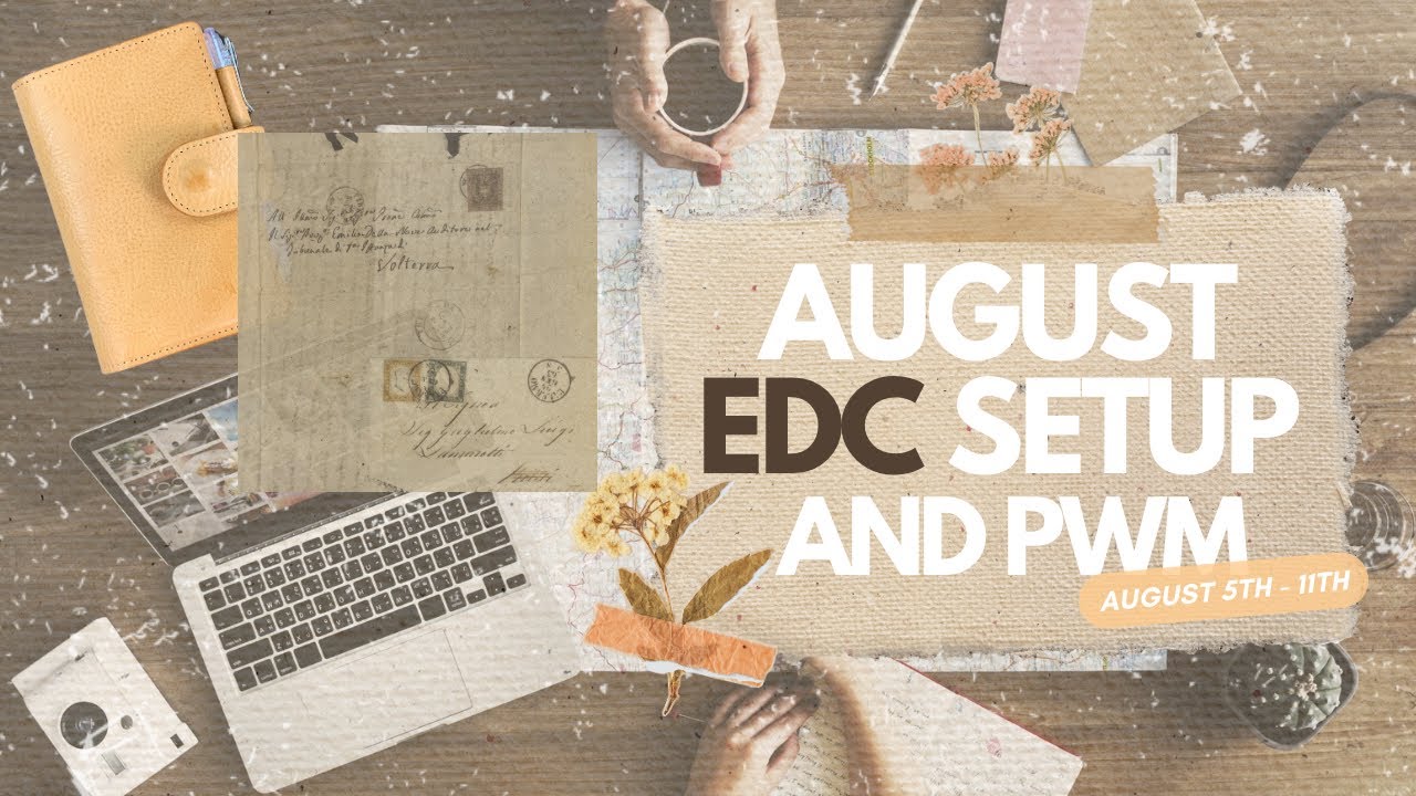 EDC Setup & Plan With Me // Papertess Designs Pocket Daily