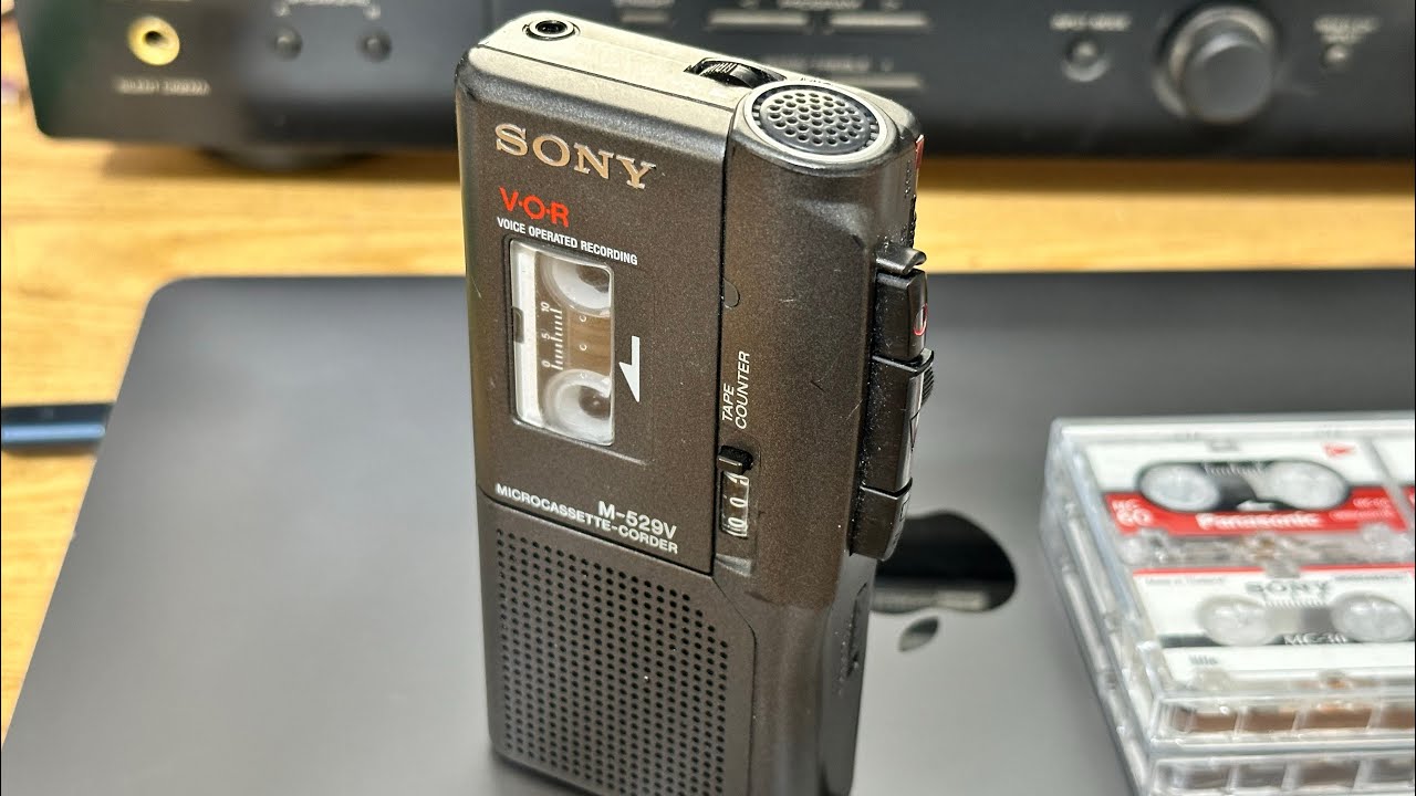 Портативный микрокассетный диктофон Sony M-529V #sony #sonywalkman #sonyrecorder