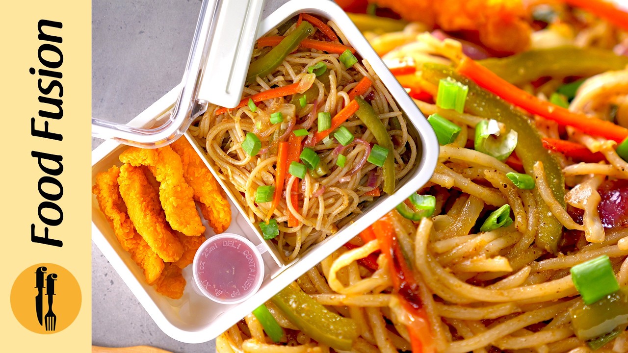 Quick Hakka Noodles - Lunchbox Recipe by Food Fusion