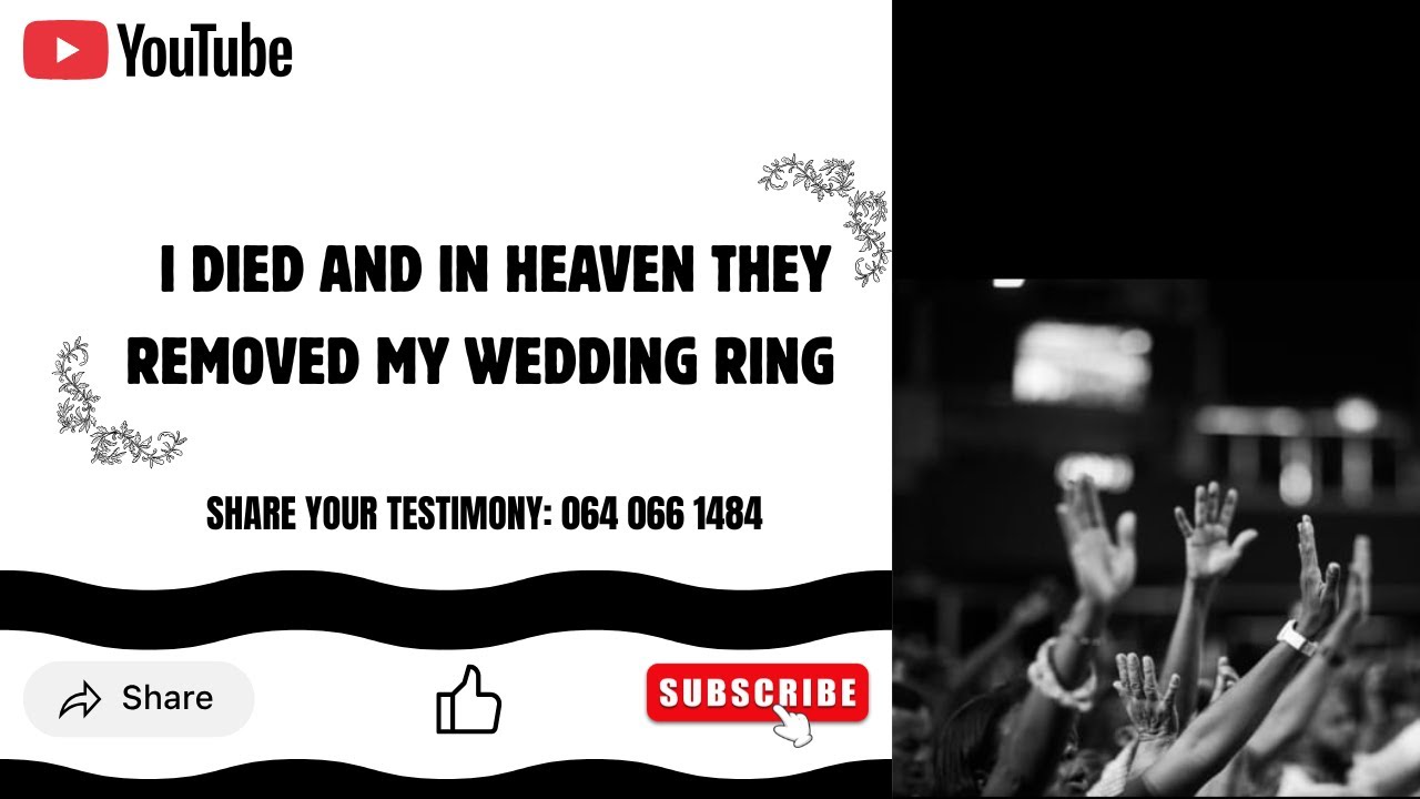 THE ANGELS REMOVED MY WEDDING RING.