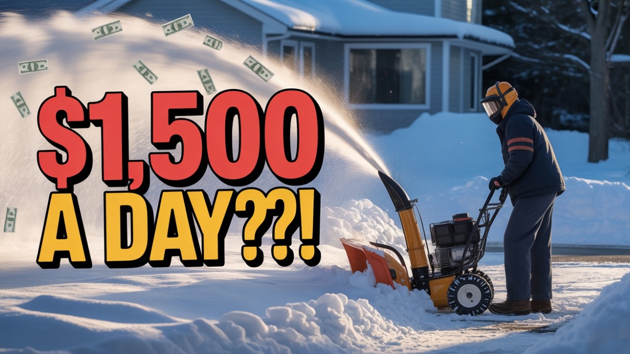 This Is How Snow Removal Businesses Get Rich!