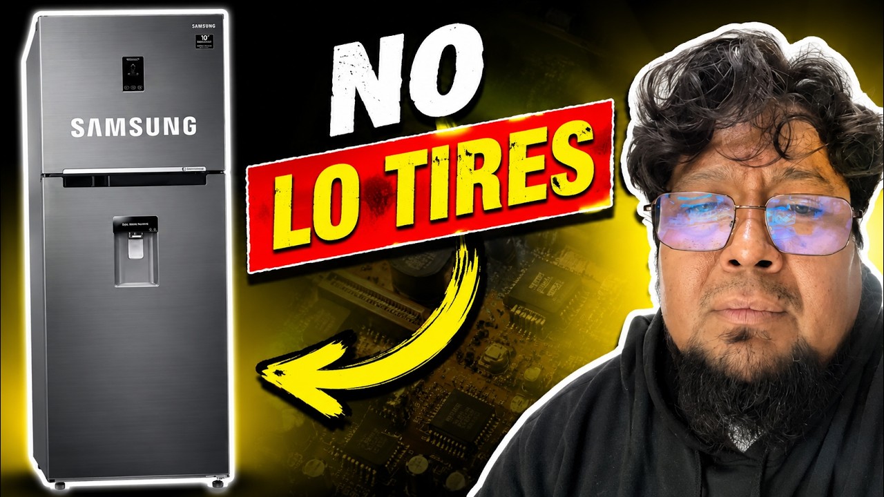 Como convertir Inverter a Convencional Refrigerador Samsung sin C Fan Paso a paso Cap1.