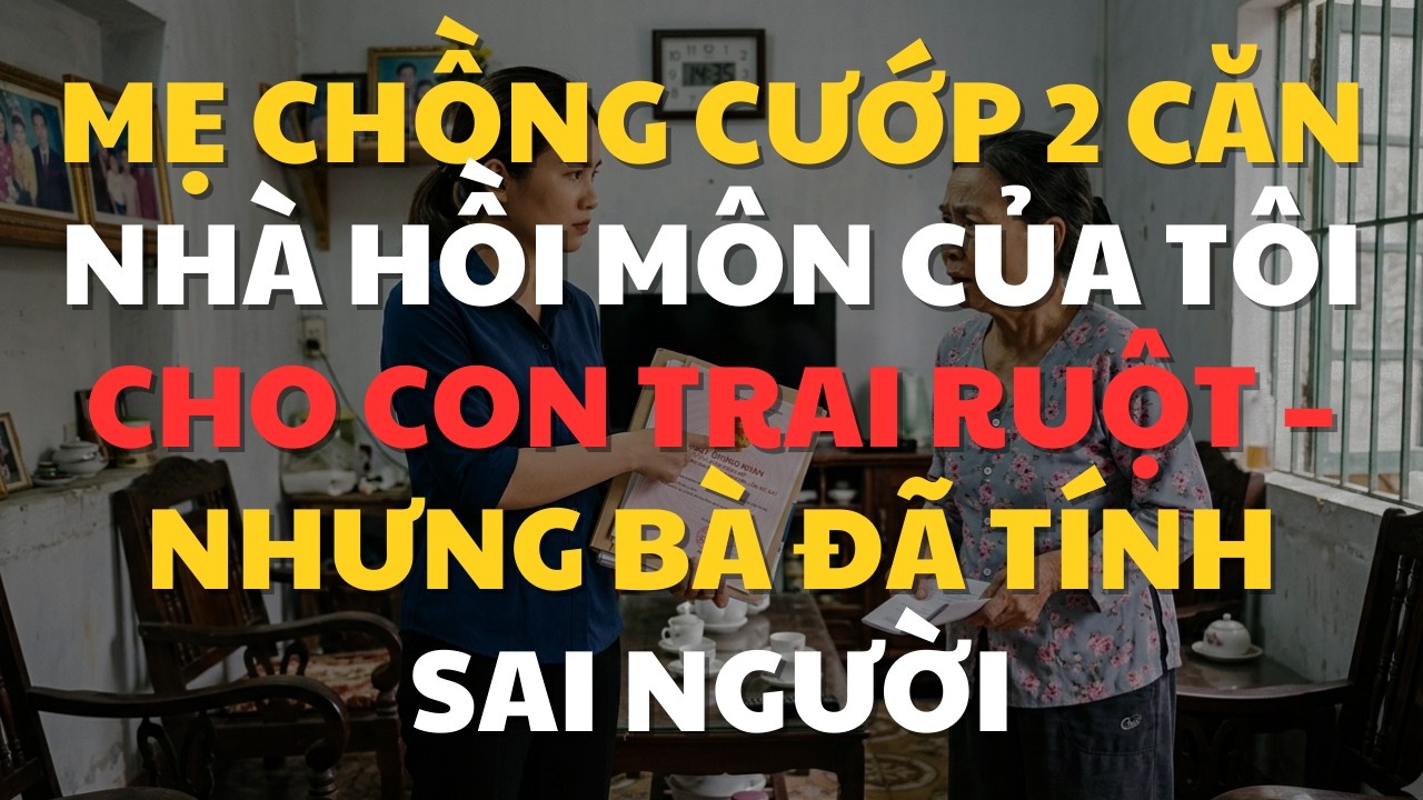 Mẹ Chồng Cướp 2 Căn Nhà Hồi Môn Của Tôi Cho Con Trai Ruột – Nhưng Bà Đã Tính Sai Người