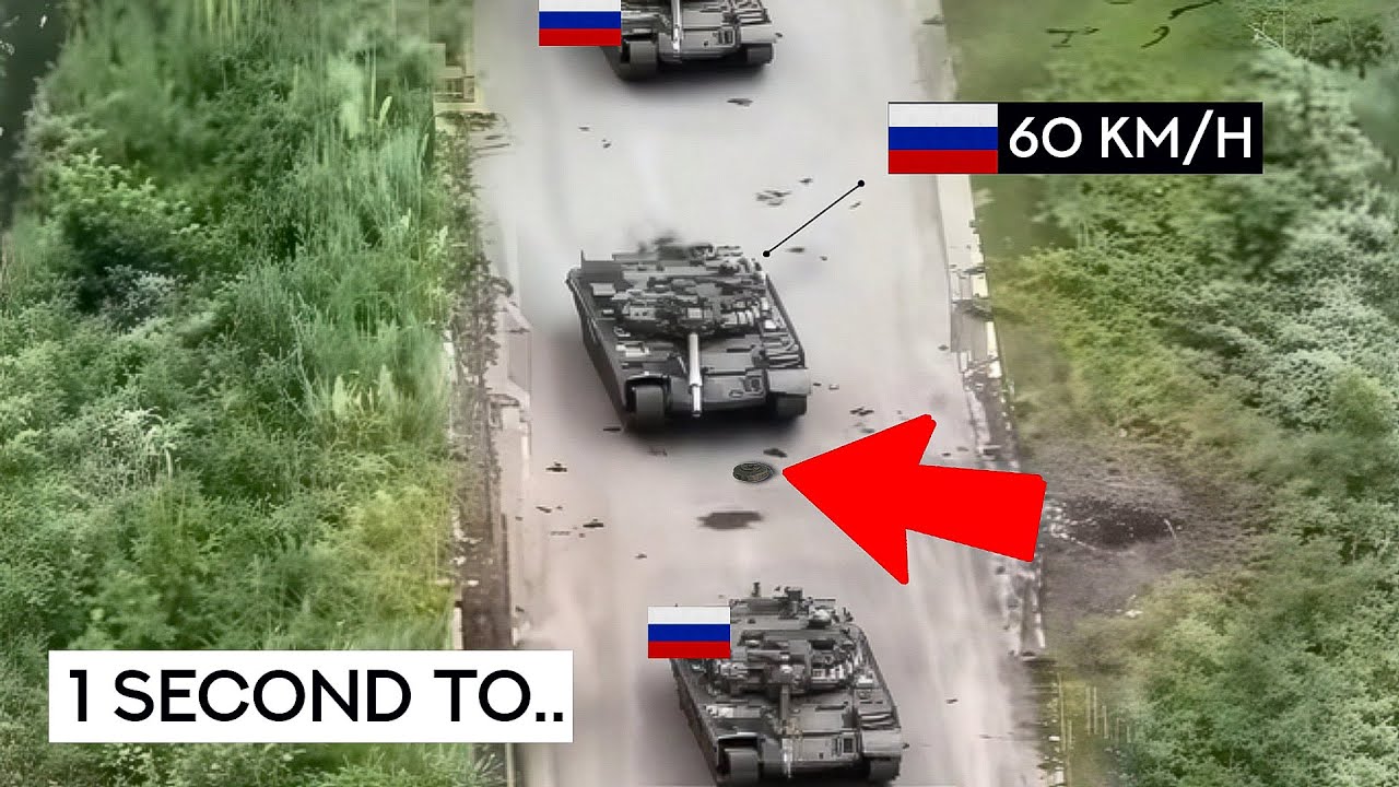 18 Times Russian Tanks Hit Ukrainian Mines &mdash; Then Exploded!